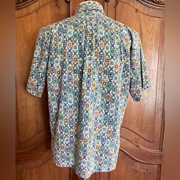 REYN SPOONER Shirt Vintage Pullover Reverse Print Size L - Picture 4 of 10